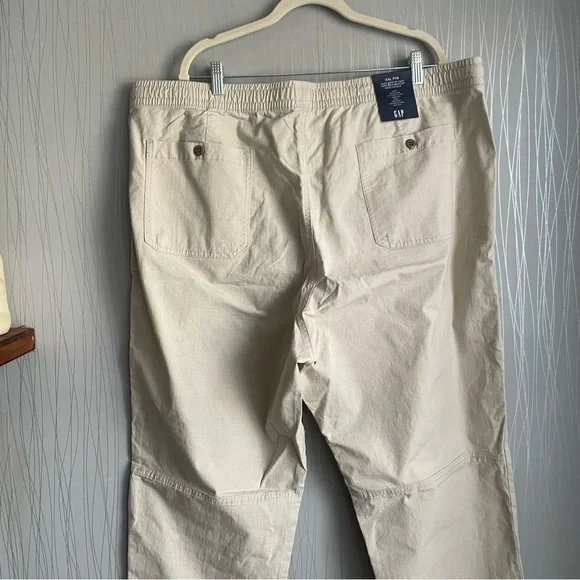 Gap Pants Men’s size XXL Easy Ripstop Beige - Picture 9 of 13